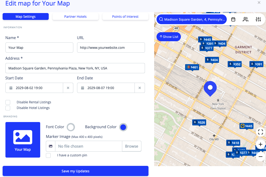 How it works map